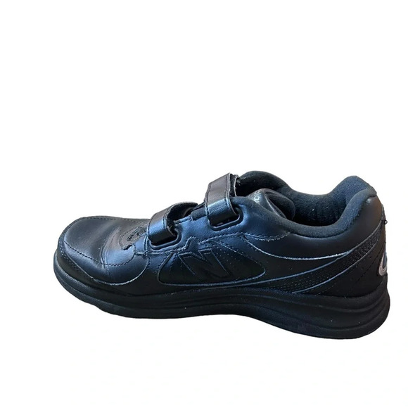 New Balance 577 Black Leather Hook and Loop Comfort Walking shoes size 9 - Picture 4 of 10